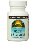 Source Naturals Acetyl L-Carnitine 500mg, 30 Tablets