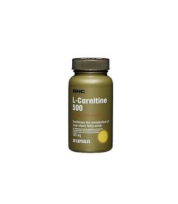 GNC L-carnitine 500mg 30 Caps