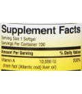 Nature's Way Vitamin A 10,000 IU , 100 Softgels