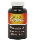 Carlson Labs Vitamin A Natural, 25000 IU, 250 Softgels