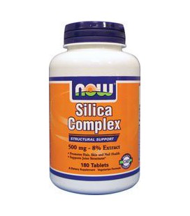 Now Foods Silica Complex 500 mg Vegetarian, 180 Tabs