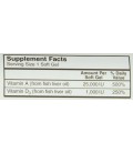 Carlson Labs Vitamin A and D, 25000/1000 IU, 250 Softgels