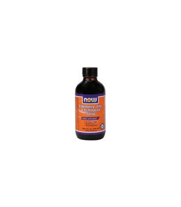 Now Foods Elderberry and Zinc Syrup, 4-Ounce