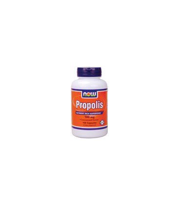 Now Foods Propolis 500mg, Capsules, 100-Count