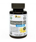 Vitamin D3 5000 IU Pills by Vita Optimum - Best Natural Organic Olive Oil (360 softgels) - Made in USA