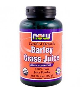 Now Foods Organic Barley Grass Juice Powder, 4-Ounce