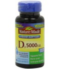 Nature Made Vitamin D-3, 5000IU, 90 Softgels