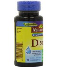 Nature Made Vitamin D-3, 5000IU, 90 Softgels