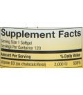 Nature's Way Vitamin D-3 2000 Iu, Softgels, 120-Count