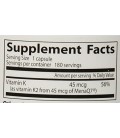 Doctor's Best Natural Vitamin K2 MenaQ7 Capsules, 180 Count