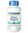 Life Extension - Bone Restore With Vitamin K2 - 120 Caps (Pack of 2)