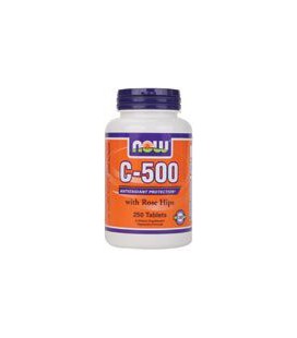 Now Foods C-500 Rh, Tablets, 250-Count