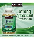 Kirkland Signature Vitamin E 400 I.U. 500 Softgels, Bottle