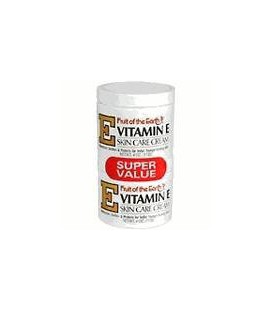 Fruit of the Earth Vitamin-E Cream 4 oz. + 4 oz. Jar