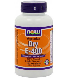 Now Foods Dry E-400, Veg-Capsules, 100-Count