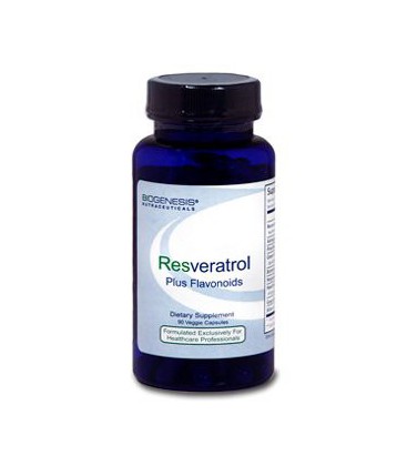 Biogenesis Resveratrol Plus Flavonoids 90 Vcaps