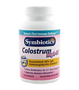 Symbiotics Haute-IG colostrum, 480 mg, gélules, 120 capsules