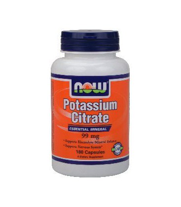 NOW Foods - Potassium Citrate 99 mg 180 caps