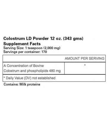 Le colostrum Poudre-LD 12 oz