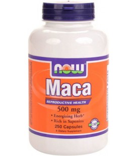 NOW Foods Maca 500mg, 250 Capsules