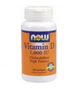 Now Foods Vitamin D-3 1,000 IU, 180 Softgels (Pack of 3)