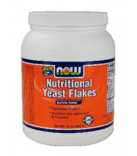 NOW Nutritional Yeast Flakes 10 Oz ( Multi-Pack)