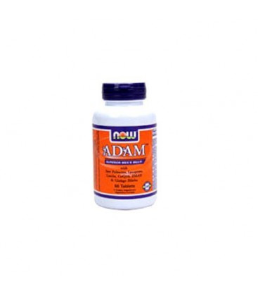 NOW Foods Adam Multivitamin Tablets, 60-Count Bottle (Pack of 2)