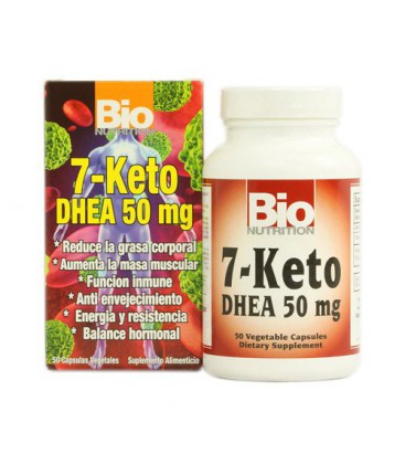 Nouvelles - Bio nutrition 7 Keto DHEA 50 mg - 50 Vegetarian Capsules