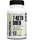 NutraBio 7-Keto DHEA 100mg - 60 Capsules végétales