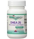 Nutricology Dhea 25 Mg comprimés à libération progressive, 60 comte