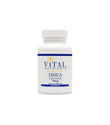 DHEA supplément de nutriments vitaux, 50 mg, 60 comte