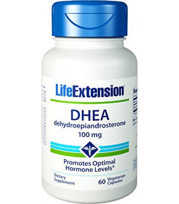 Life Extension DHEA Vegetarian Capsules, 100 mg, 60 comte