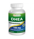 1 DHEA 100 mg 60 capsules par Meilleures Naturals - Favorise niveau d'hormone optimale - fabriqué dans une usine certifiée GMP