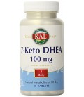 Supplément DHEA KAL 7-Keto, 100 mg, 30 comte