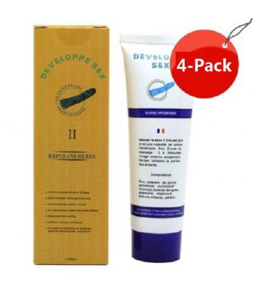 Crème élargissement Developpe Sex pénis (2e génération) 1.7 Oz 4 packs