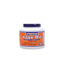 NOW ORGANIC FLAX OIL 1000 MG - 100 SOFTGELS