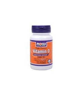 Now Foods Vitamin D-3, 120 Sgels, 2000 IU